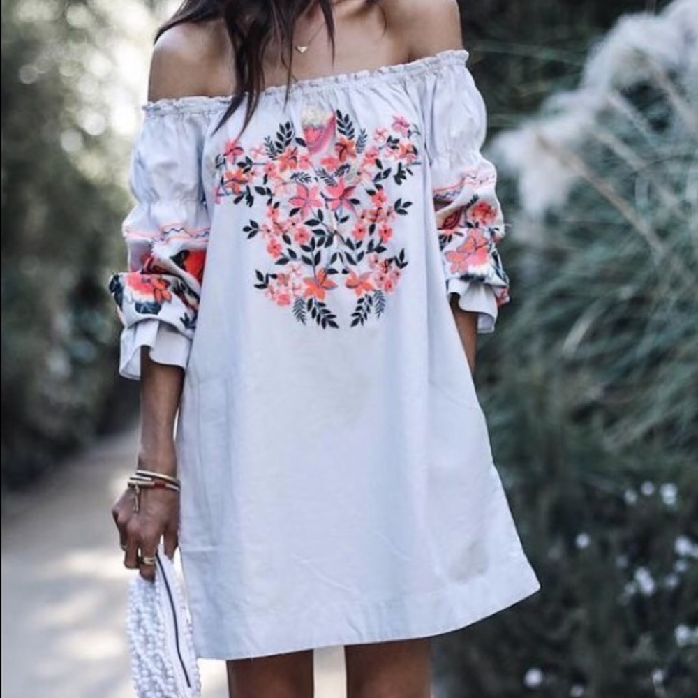 FREE PEOPLE “Fleur Du Jour Shift Dress” 🌸